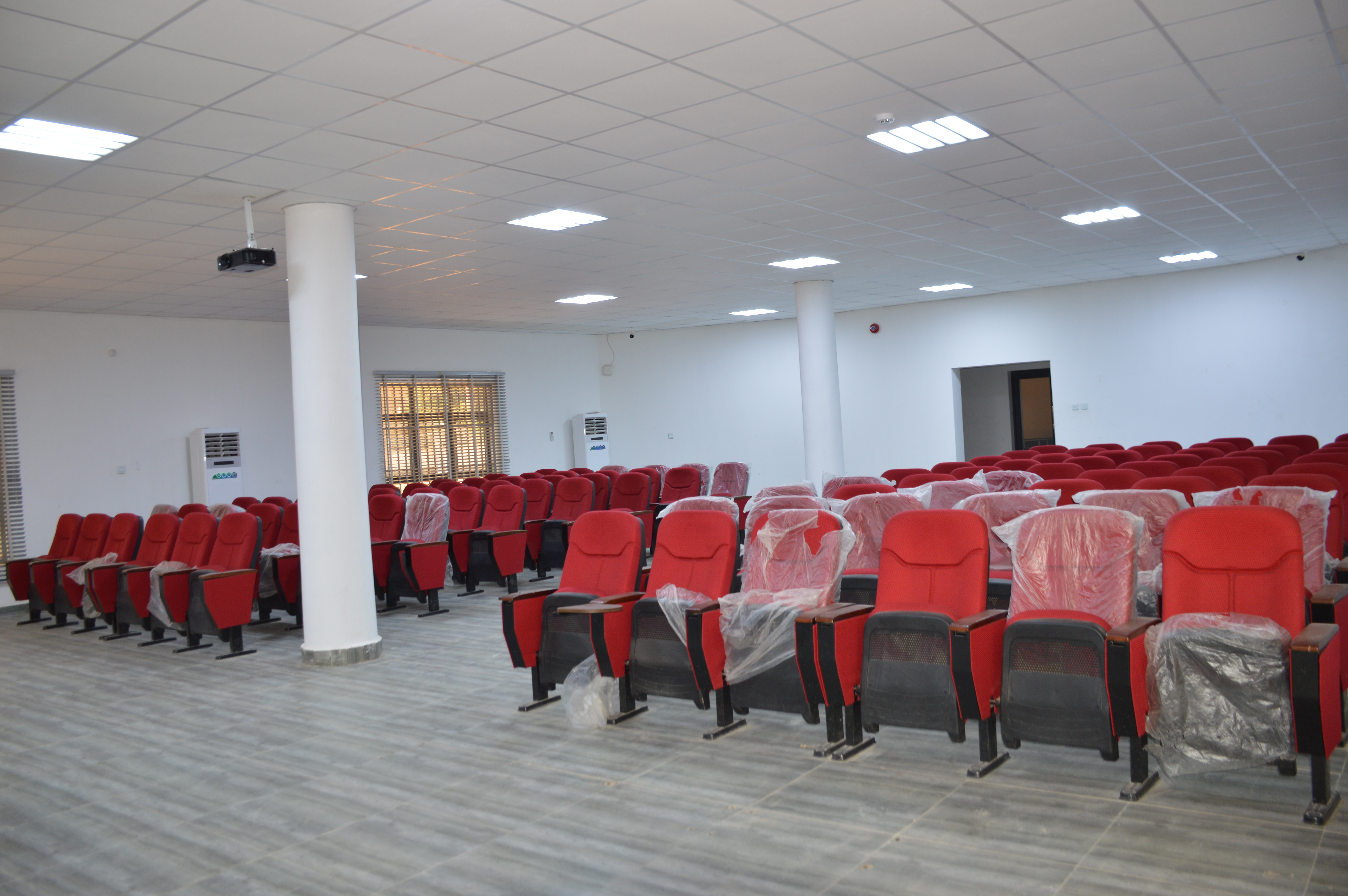 Seminar room during a presentation